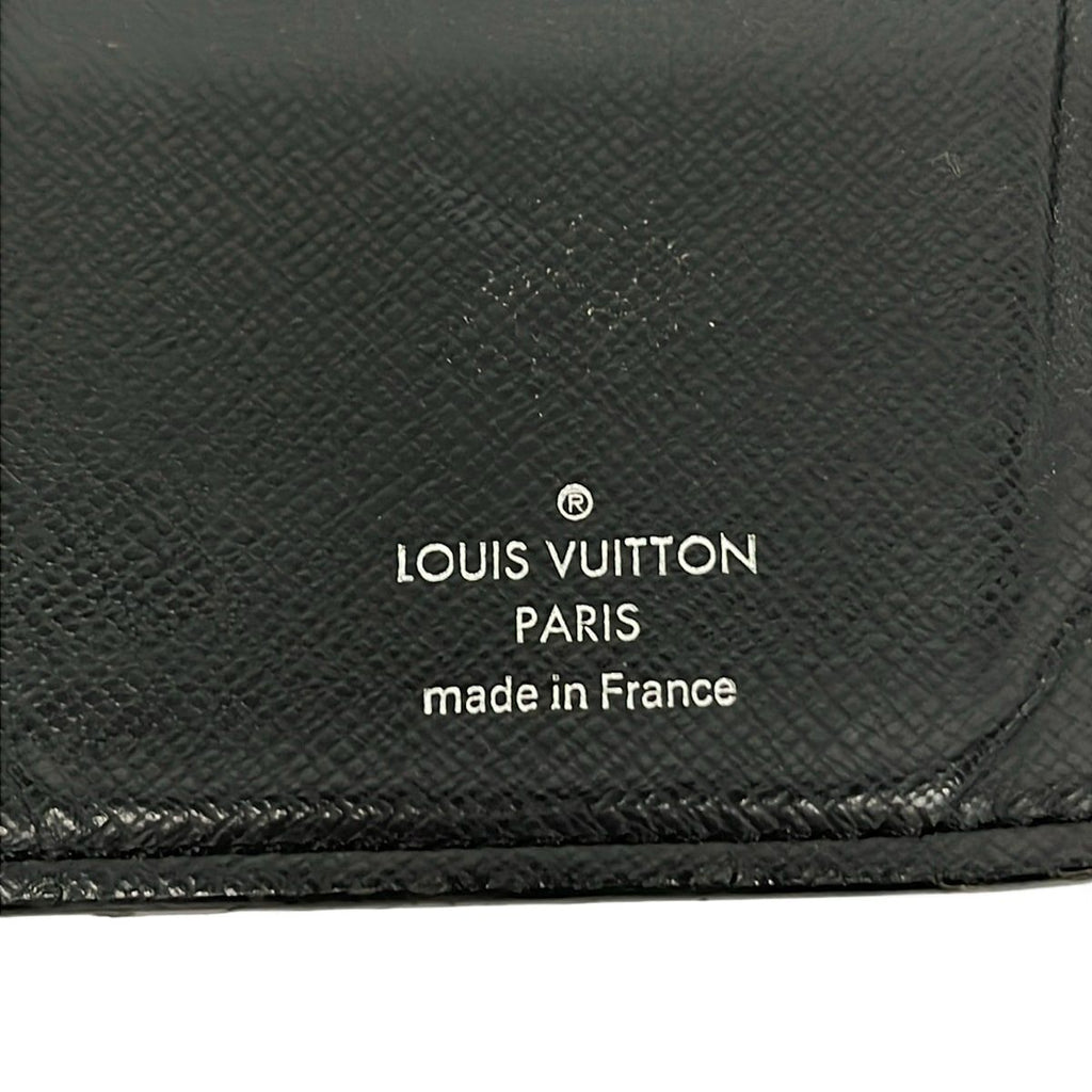 Louis Vuitton Wallet Taiga Portefeuille Brazza Ardoise Leather — view 5
