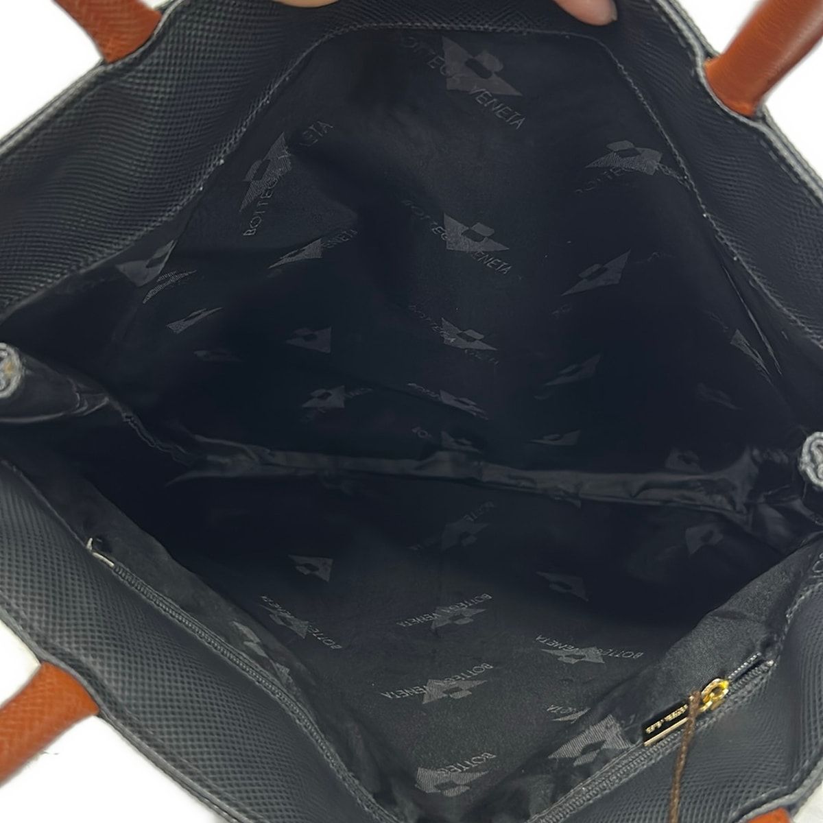 Bottega Veneta Tote Black Brown Leather — view 7