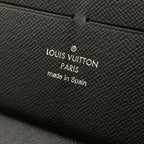 Louis Vuitton Wallet Taiga Zippy Organizer NM Ardoise Leather — view 6