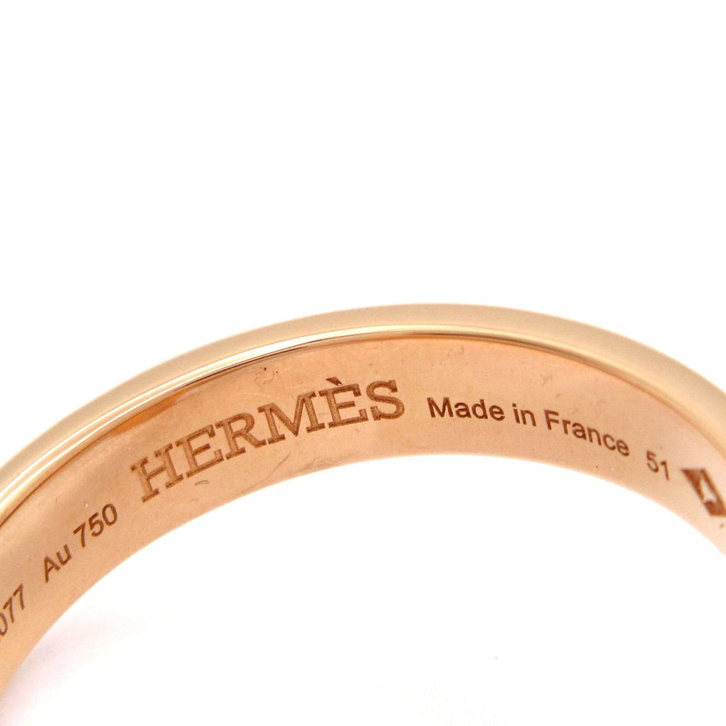 Hermes Ring 51 Kelly Gavroche 18k Pink Gold — view 5