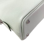 Hermes Handbag Mini Bolide Vert Fizz Silver — view 8