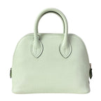 Hermes Handbag Mini Bolide Vert Fizz Silver — view 3