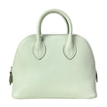 Hermes Handbag Mini Bolide Vert Fizz Silver