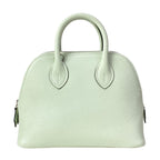 Hermes Handbag Mini Bolide Vert Fizz Silver