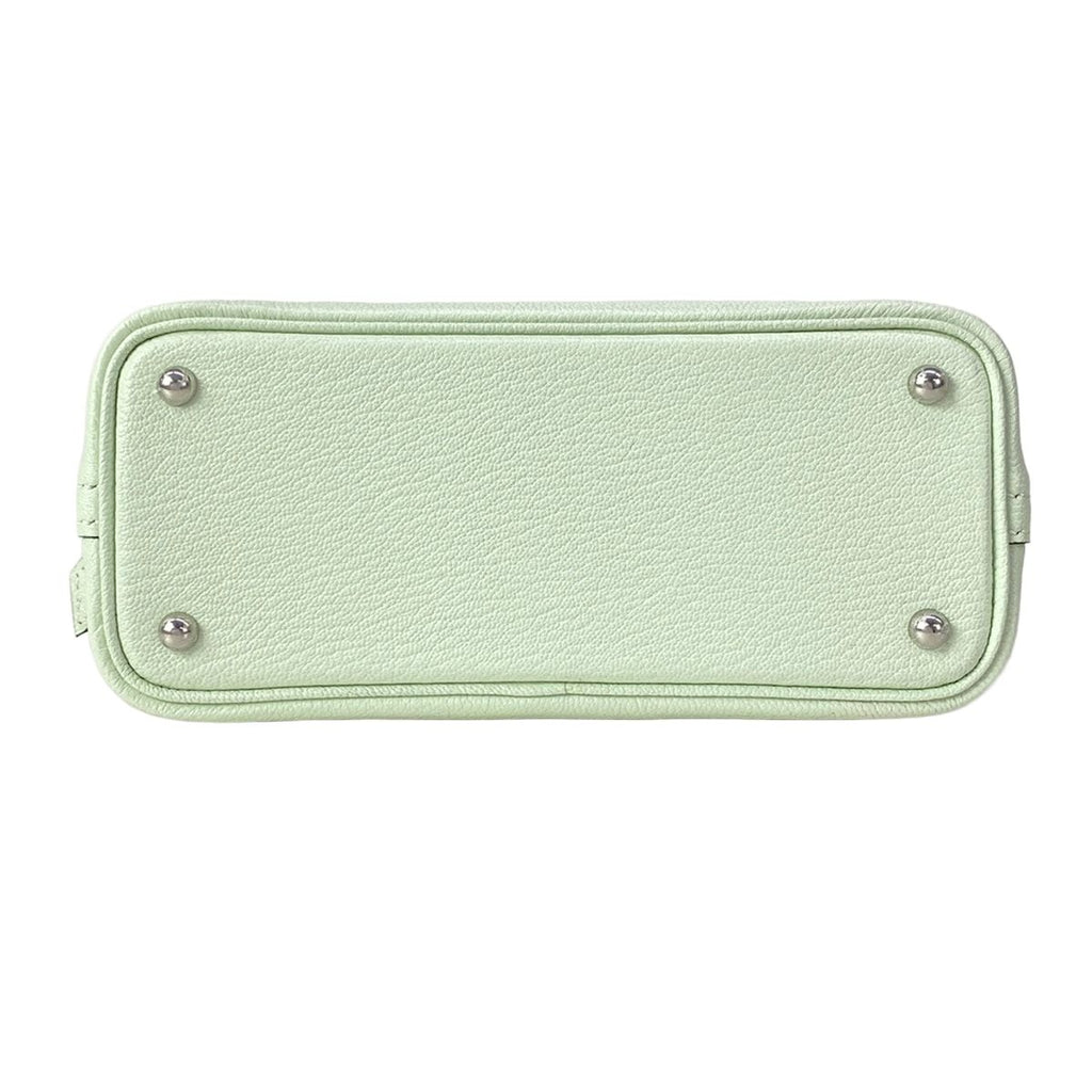 Hermes Handbag Mini Bolide Vert Fizz Silver — view 5