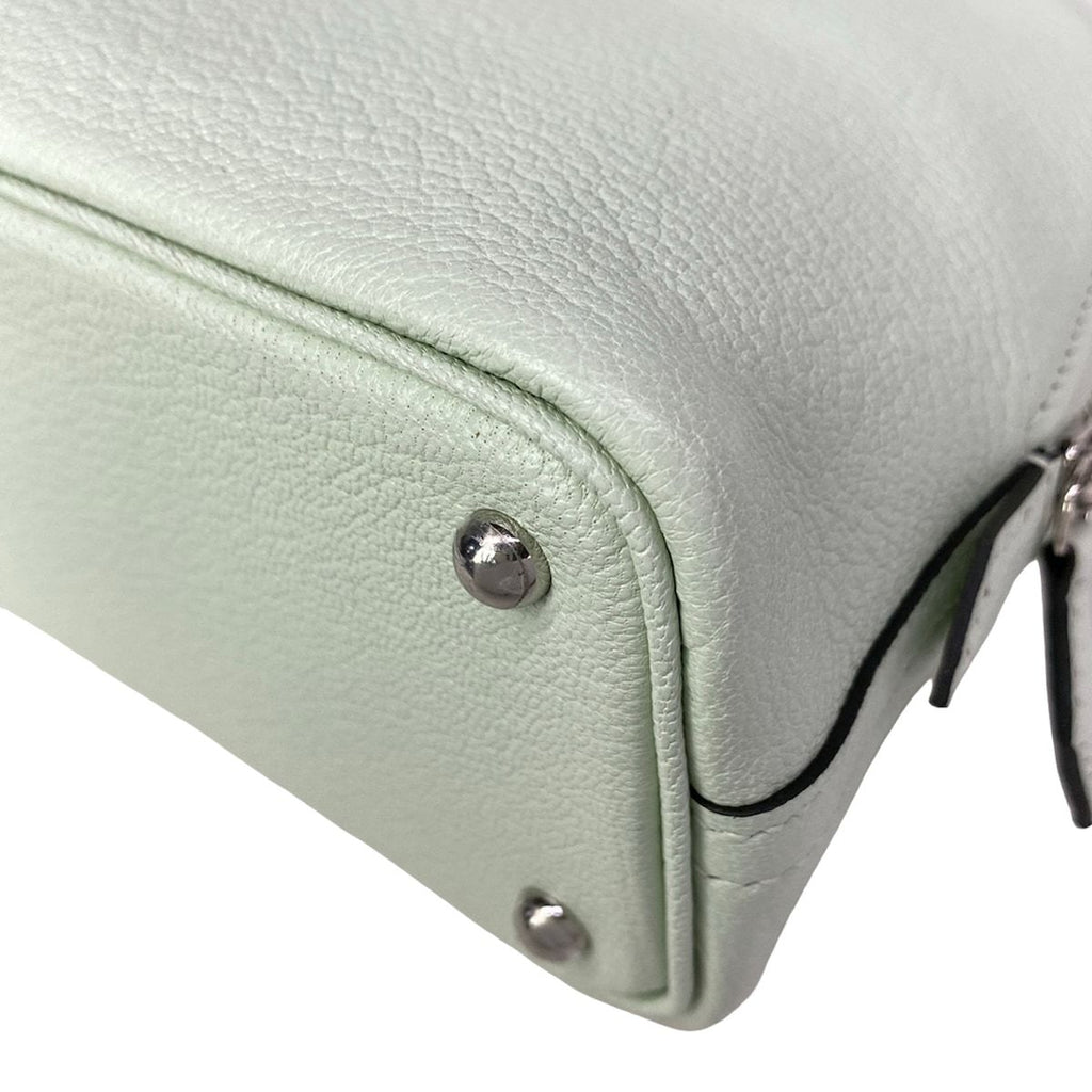 Hermes Handbag Mini Bolide Vert Fizz Silver — view 9