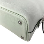 Hermes Handbag Mini Bolide Vert Fizz Silver — view 9