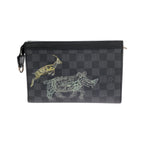 Louis Vuitton Damier Graphit Gaston Wearable Wallet Shoulder — view 2