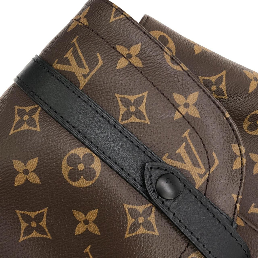 Louis Vuitton Monogram Macassar Christopher MM Backpack — view 4
