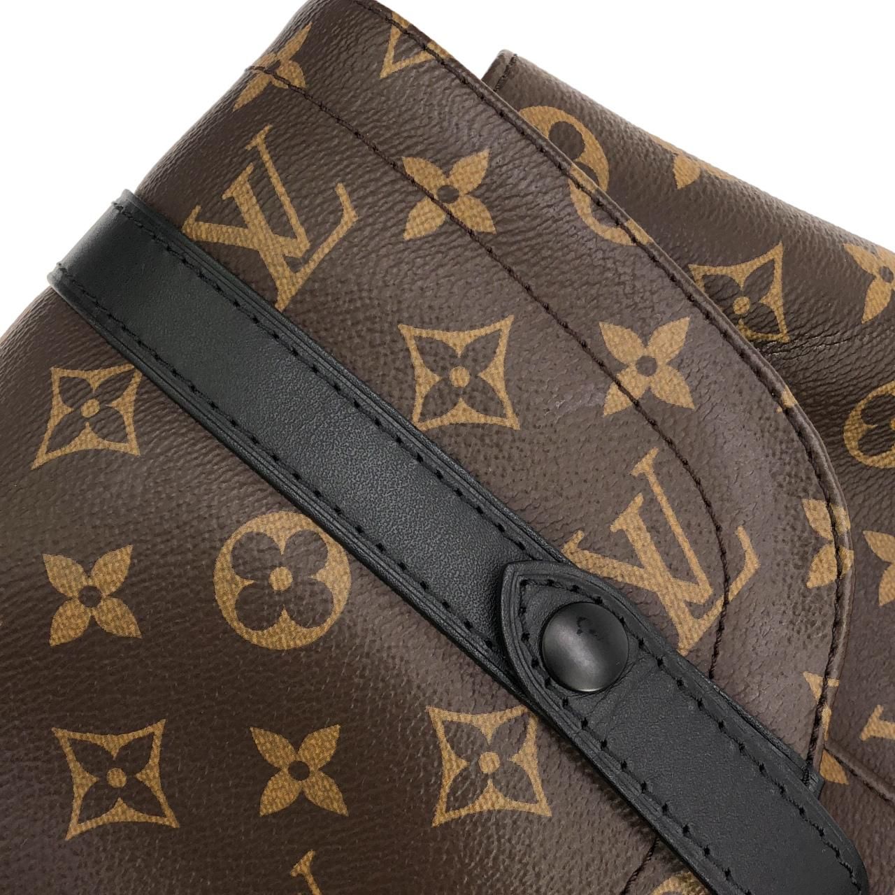 Louis Vuitton Monogram Macassar Christopher MM Backpack — view 4