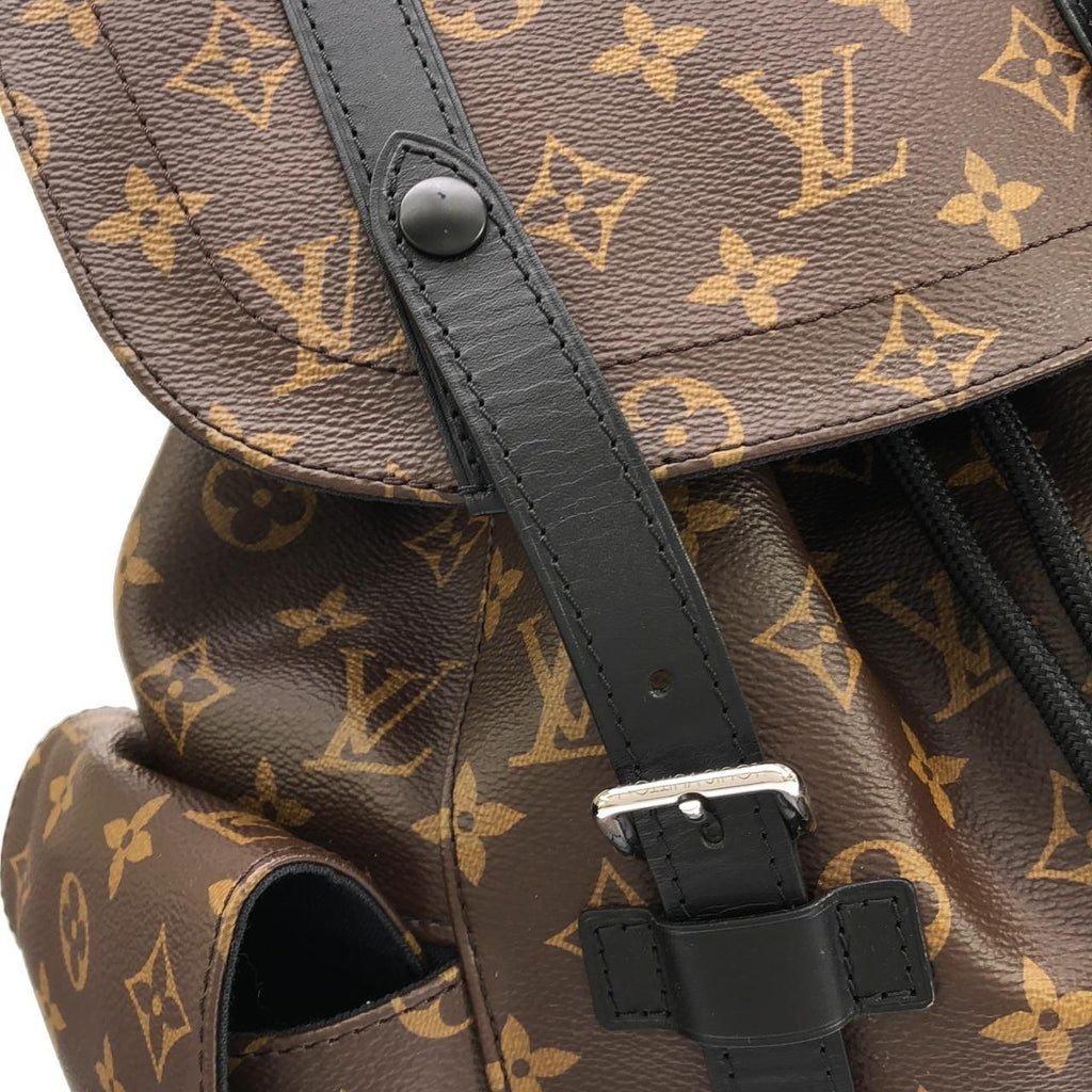 Louis Vuitton Monogram Macassar Christopher MM Backpack — view 5