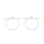Hermes Echappee Earrings Silver