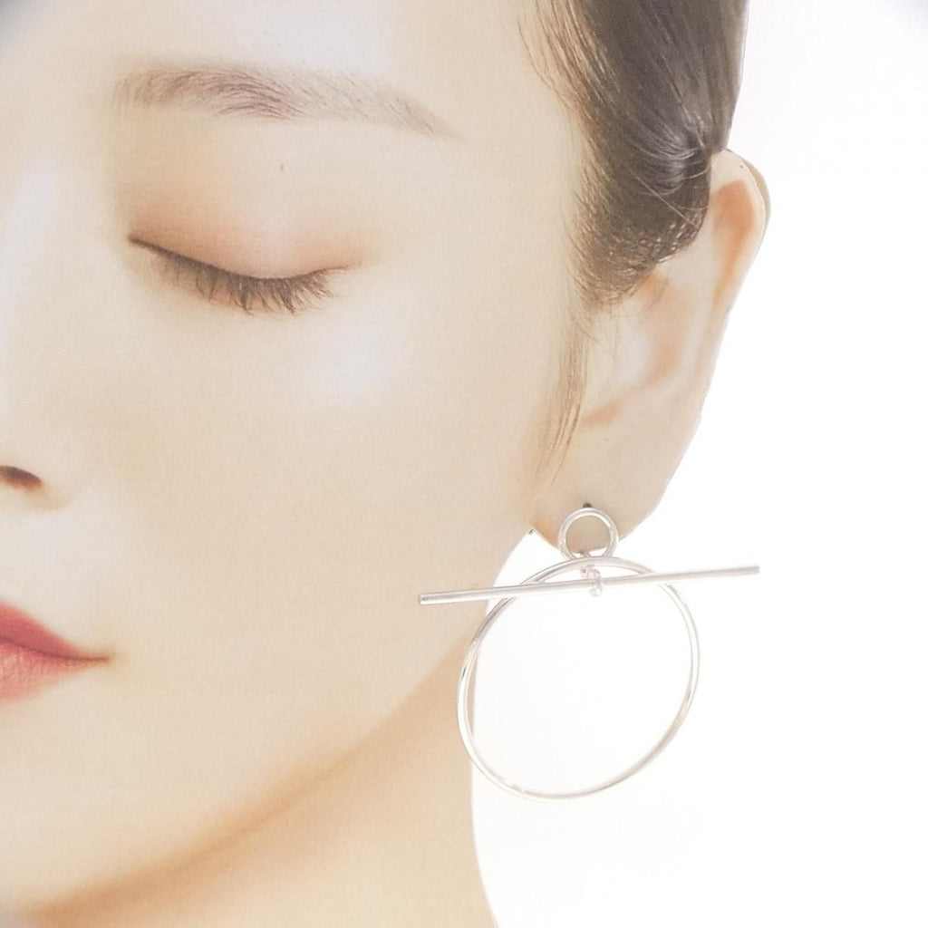 Hermes Echappee Earrings Silver — view 4
