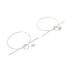 Hermes Echappee Earrings Silver — view 3