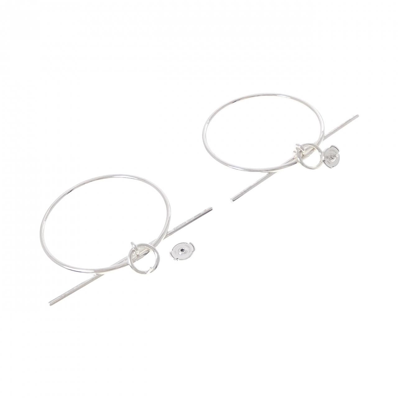 Hermes Echappee Earrings Silver — view 3