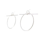 Hermes Echappee Earrings Silver — view 2