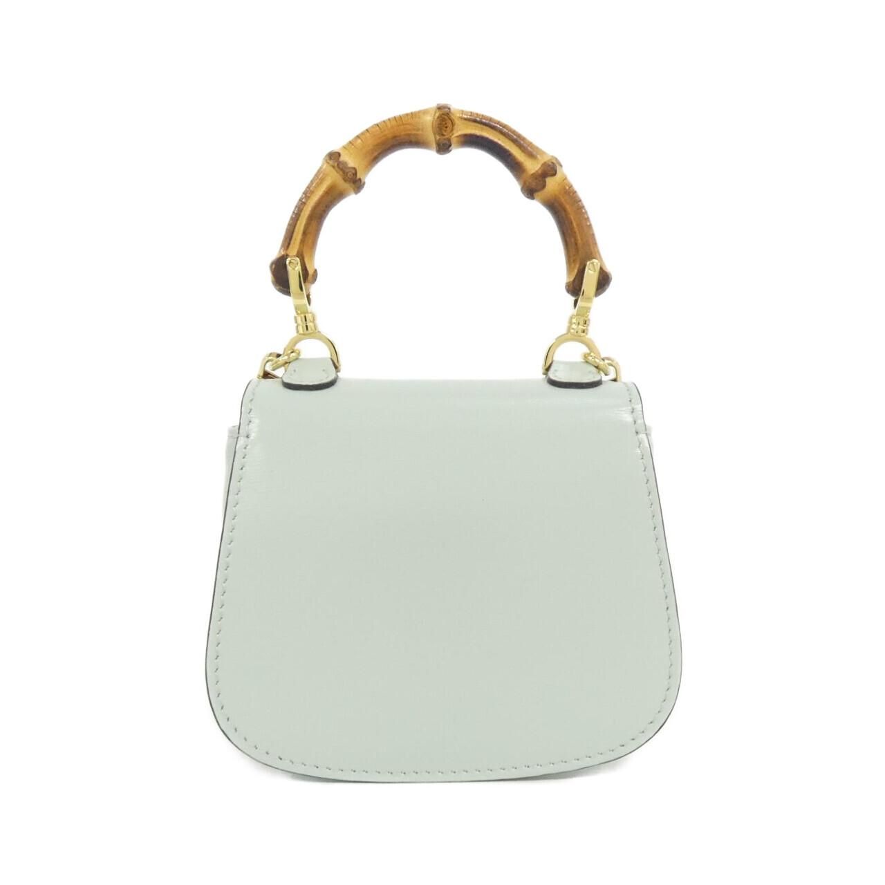 Gucci Bamboo Bag Handbag Green — view 2