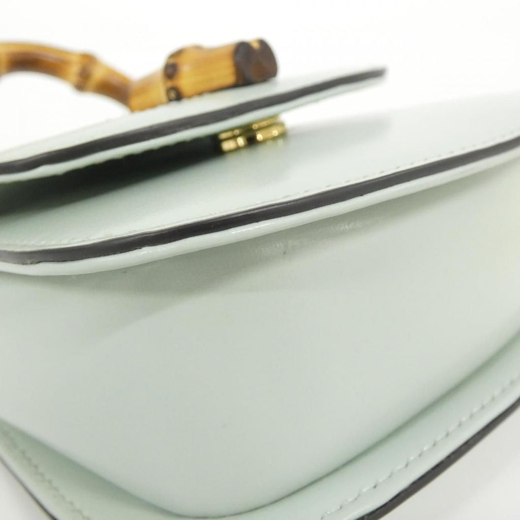 Gucci Bamboo Bag Handbag Green — view 3