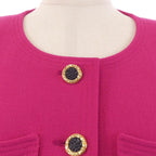 Chanel Collarless Jacket Pink — view 5