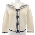 Dior Mariniere Cardigan White