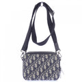 Dior Zip with Strap Pouch Oblique Jacquard