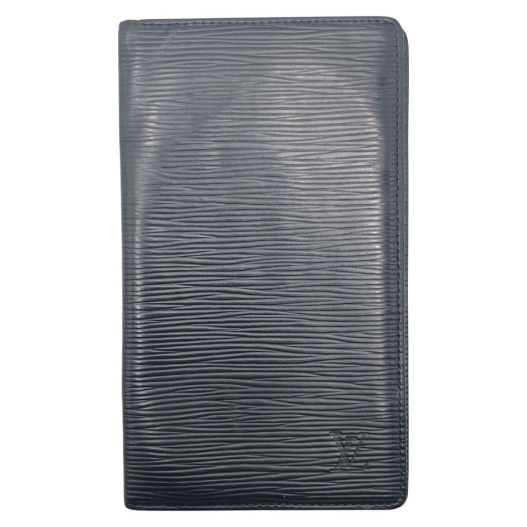 Louis Vuitton Epi Card Holder Credit Black Leather