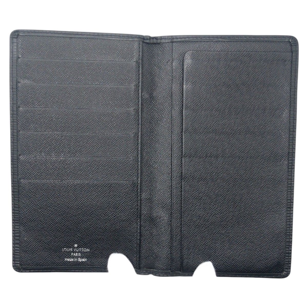 Louis Vuitton Epi Card Holder Credit Black Leather — view 4