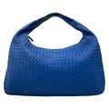 Bottega Veneta Handbag Intrecciato Blue Leather