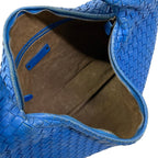 Bottega Veneta Handbag Intrecciato Blue Leather — view 7