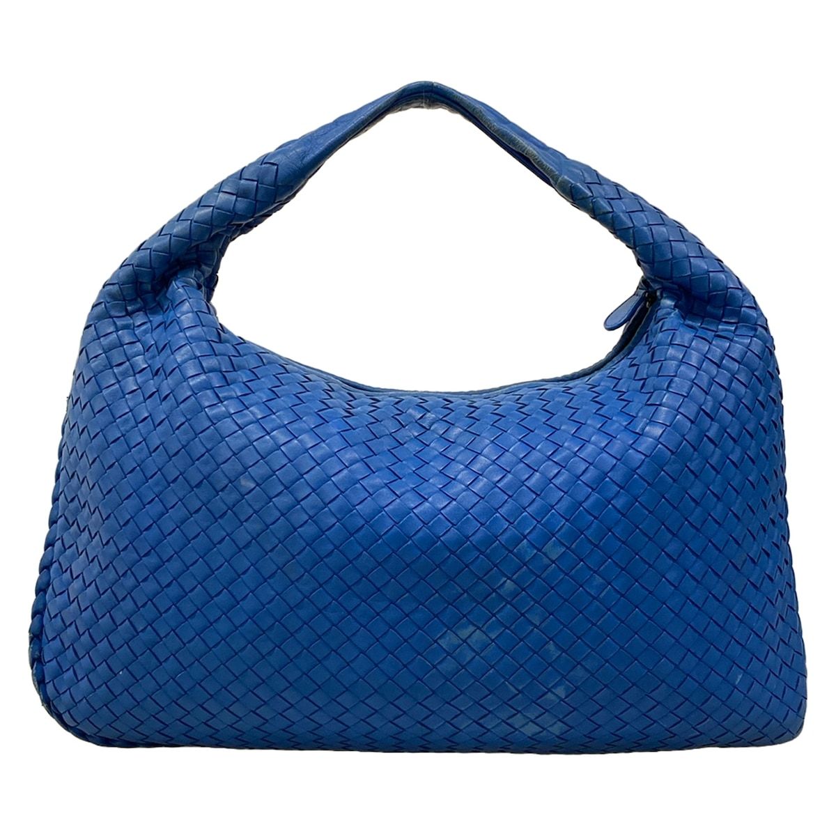 Bottega Veneta Handbag Intrecciato Blue Leather — view 3