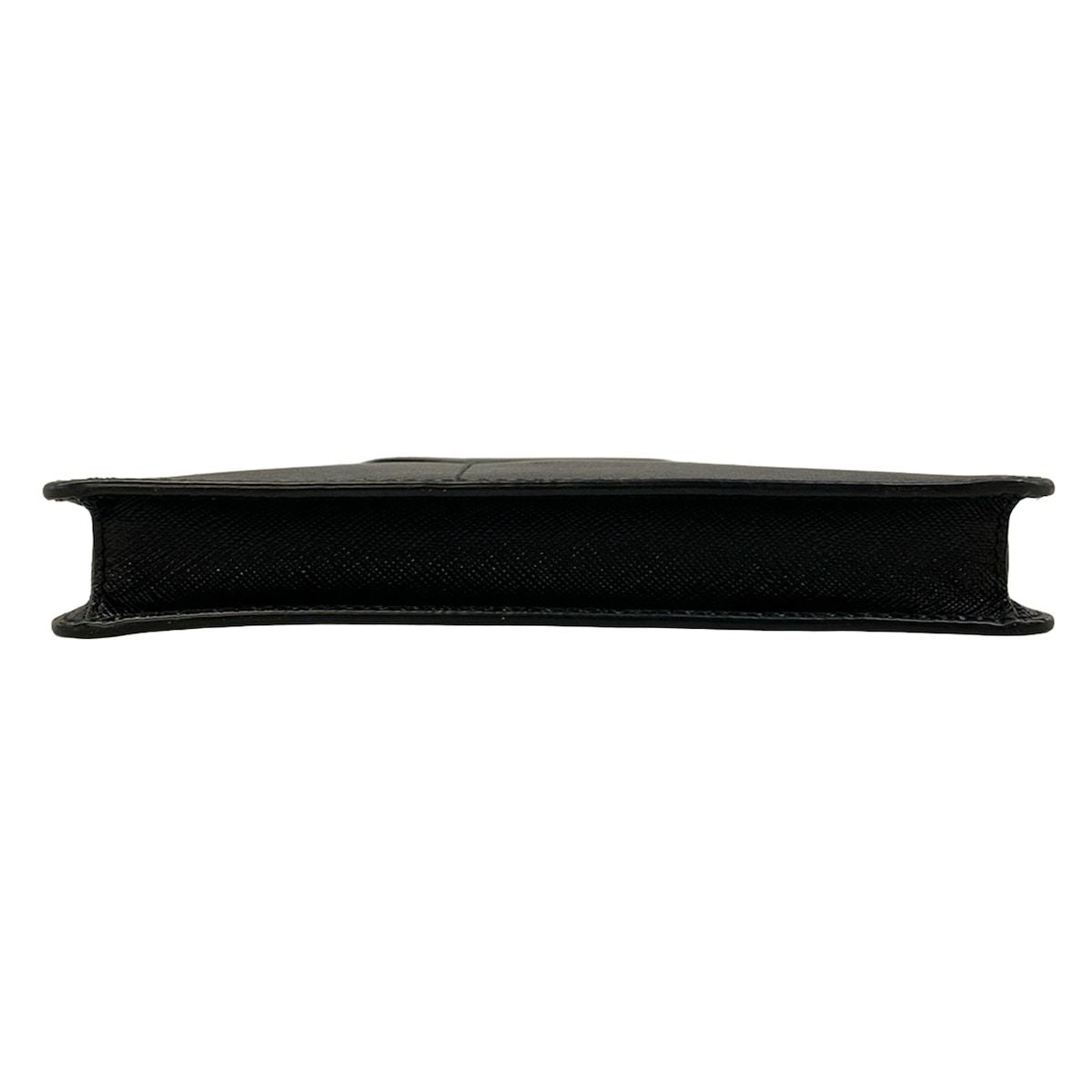 Prada Shoulder Bag Black Leather — view 5