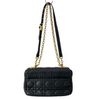 Dior Shoulder Bag Carlos Mall Black Chain Leather — view 3