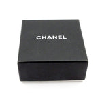 Chanel Earrings Gold White CC Logo — view 6