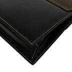 Loewe Handbag Velazquez Black Brown Top Handle Leather — view 6