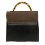 Loewe Handbag Velazquez Black Brown Top Handle Leather — view 3