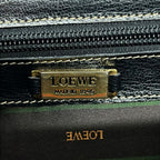 Loewe Handbag Velazquez Black Brown Top Handle Leather — view 9
