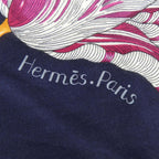 Hermes Tulipomanie Triangle Jean Shawl Scarf — view 5
