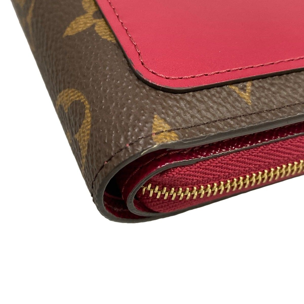 Louis Vuitton Bifold Wallet Monogram Portefeuille Lou Fuchsia — view 7