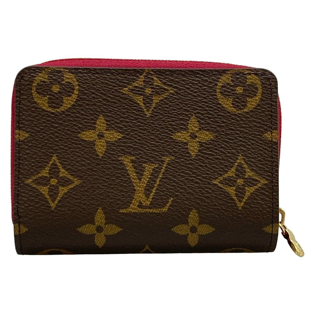 Louis Vuitton Bifold Wallet Monogram Portefeuille Lou Fuchsia