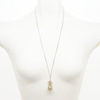 Chanel Necklace Champagne Gold CC Logo Ball — view 2
