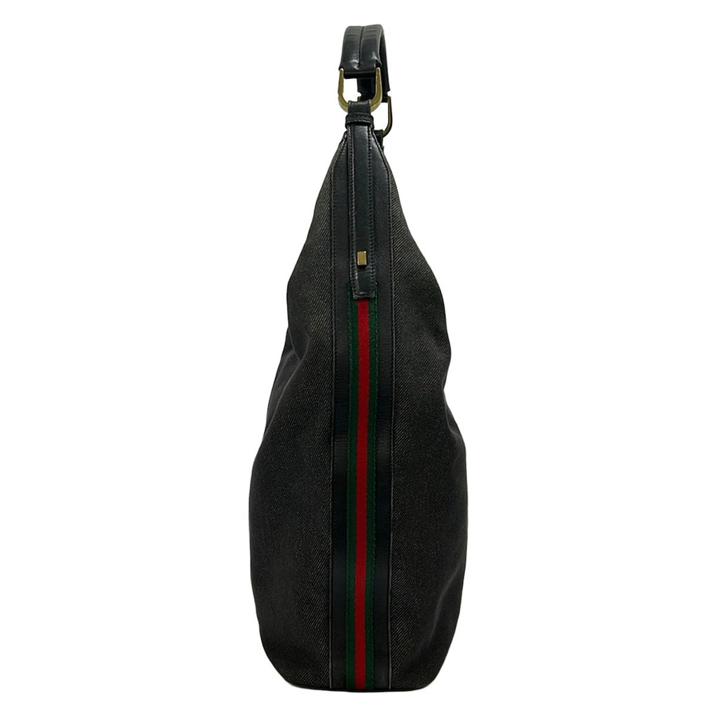 Gucci Shoulder Bag Sherry Black Leather — view 4