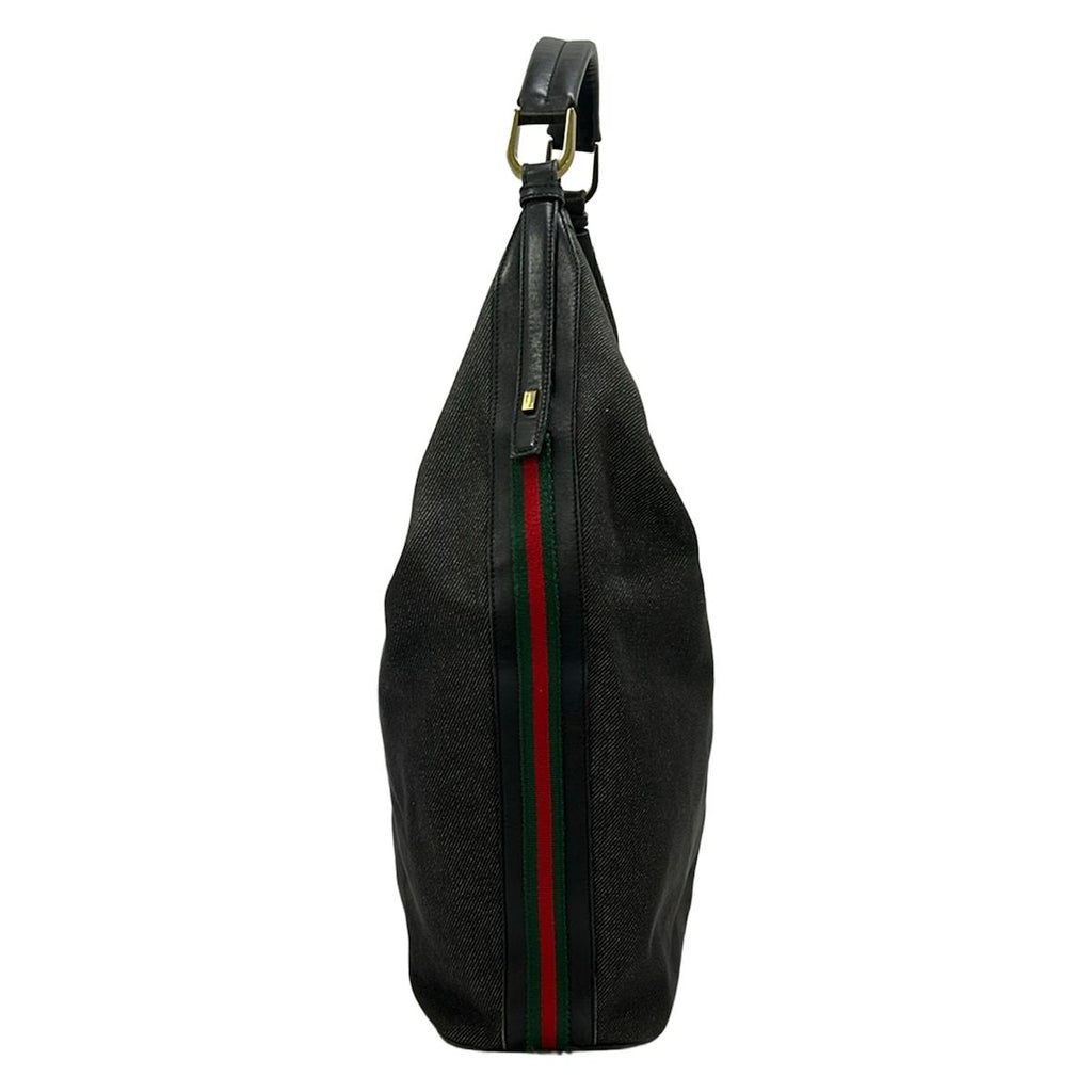 Gucci Shoulder Bag Sherry Black Leather — view 2
