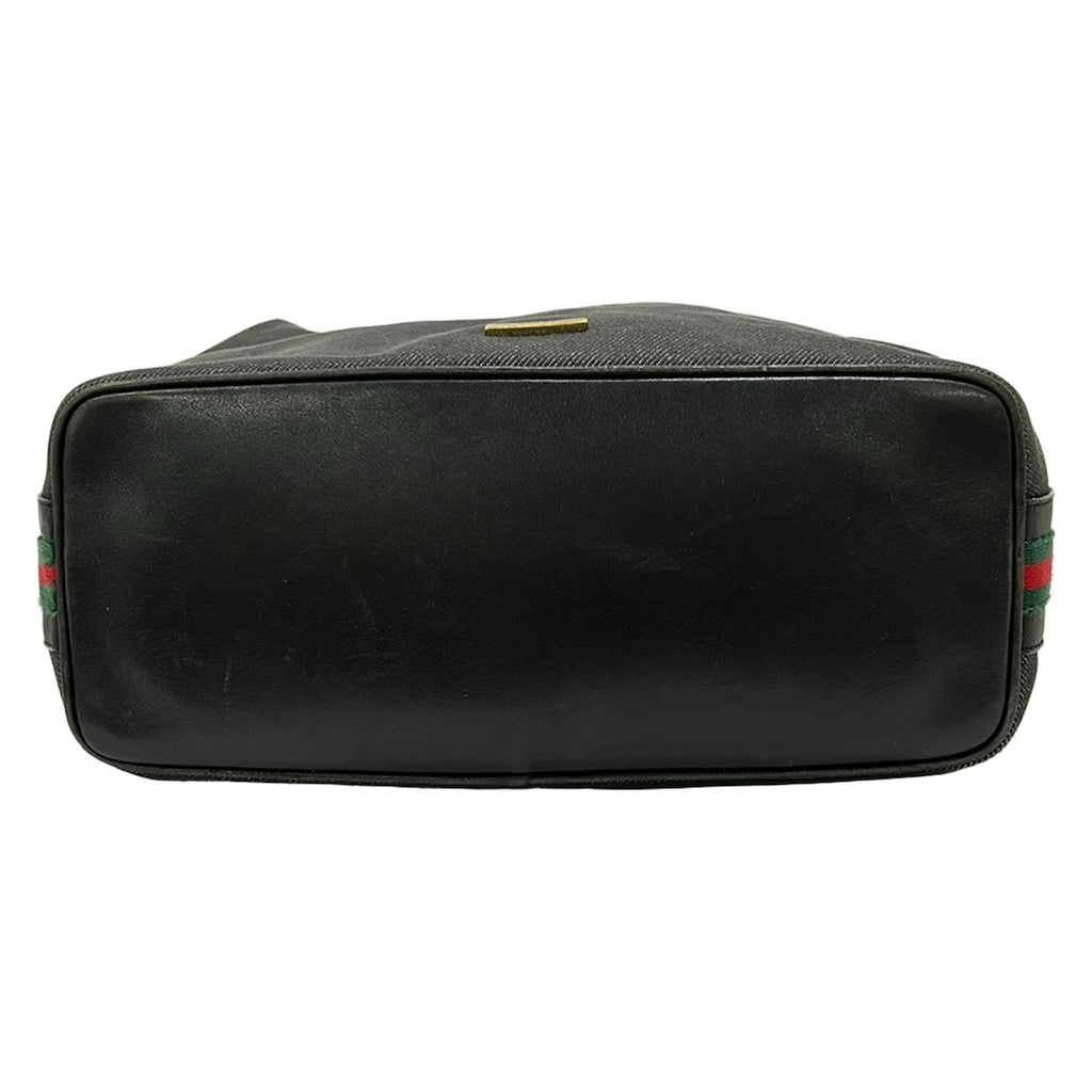 Gucci Shoulder Bag Sherry Black Leather — view 5