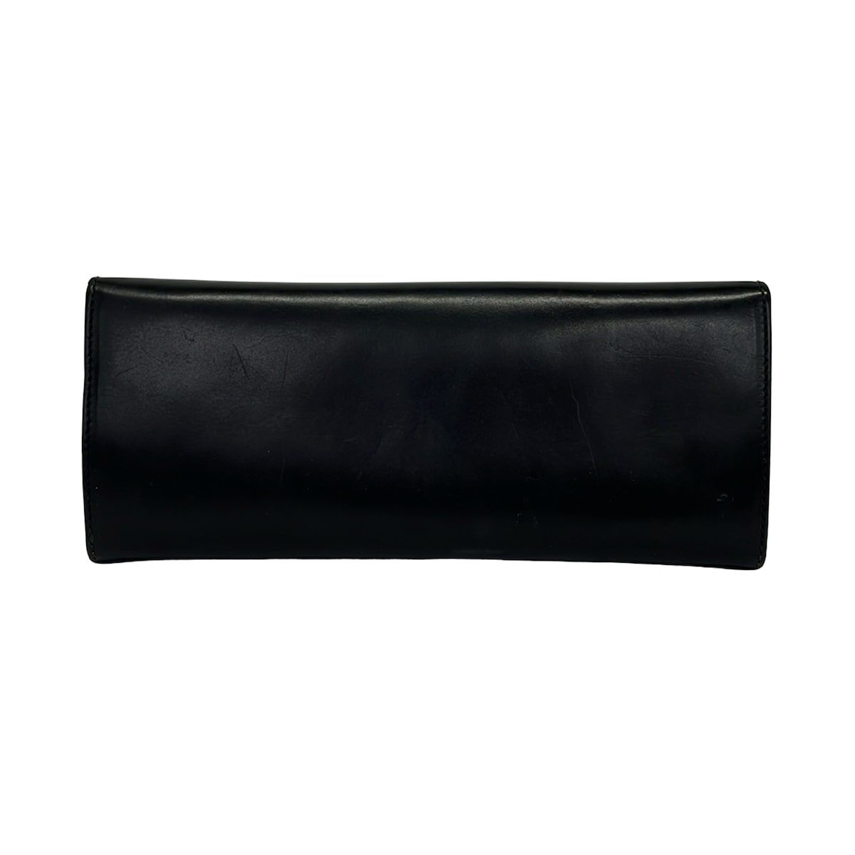 Fendi Handbag Black Dark Brown Pecan Wood Handle Leather — view 5