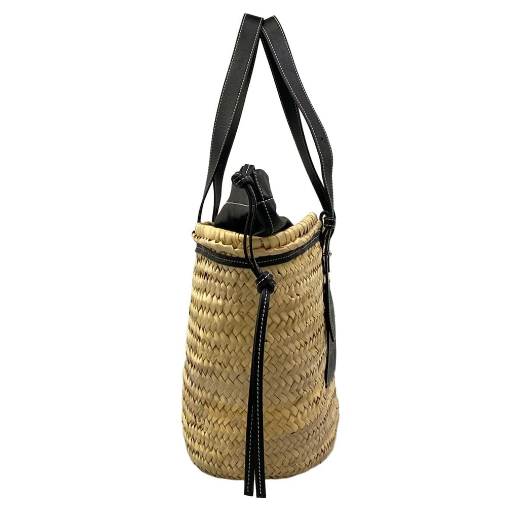 Loewe Tote Basket Beige Black Leather — view 2