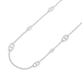 Hermes Necklace Chaine D'ancre Farandole Silver 80