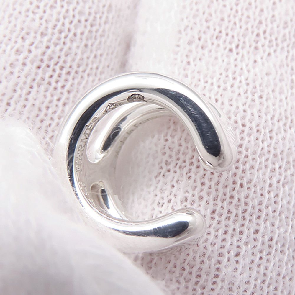 Hermes Chaine D'ancre Punk Earrings 925 Sterling Silver — view 4