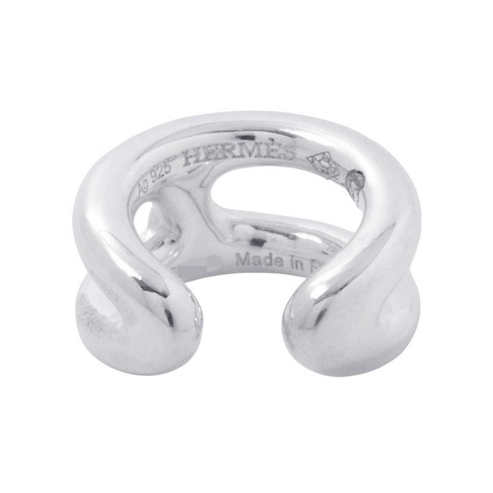Hermes Chaine D'ancre Punk Earrings 925 Sterling Silver — view 3