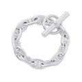 Hermes Bracelet Chaine D'ancre Frame Silver