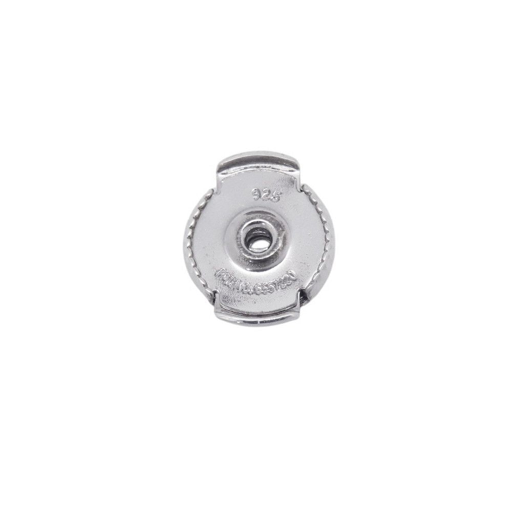 Hermes Earrings Farandole Chaine D'ancre Motif TPM Silver Stud — view 8